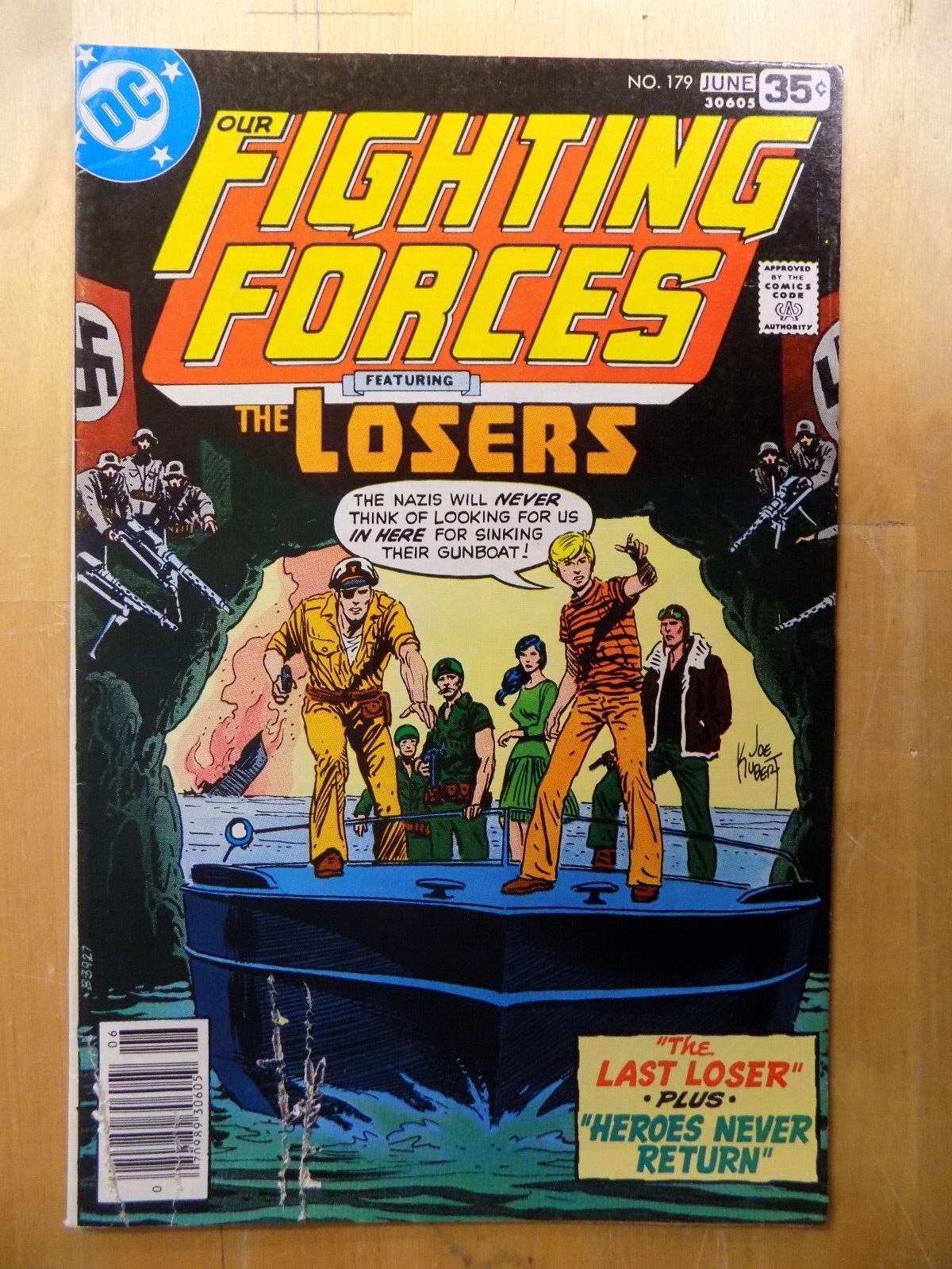 Our Fighting Forces featuring The Losers #175-181 Joe Kubert
