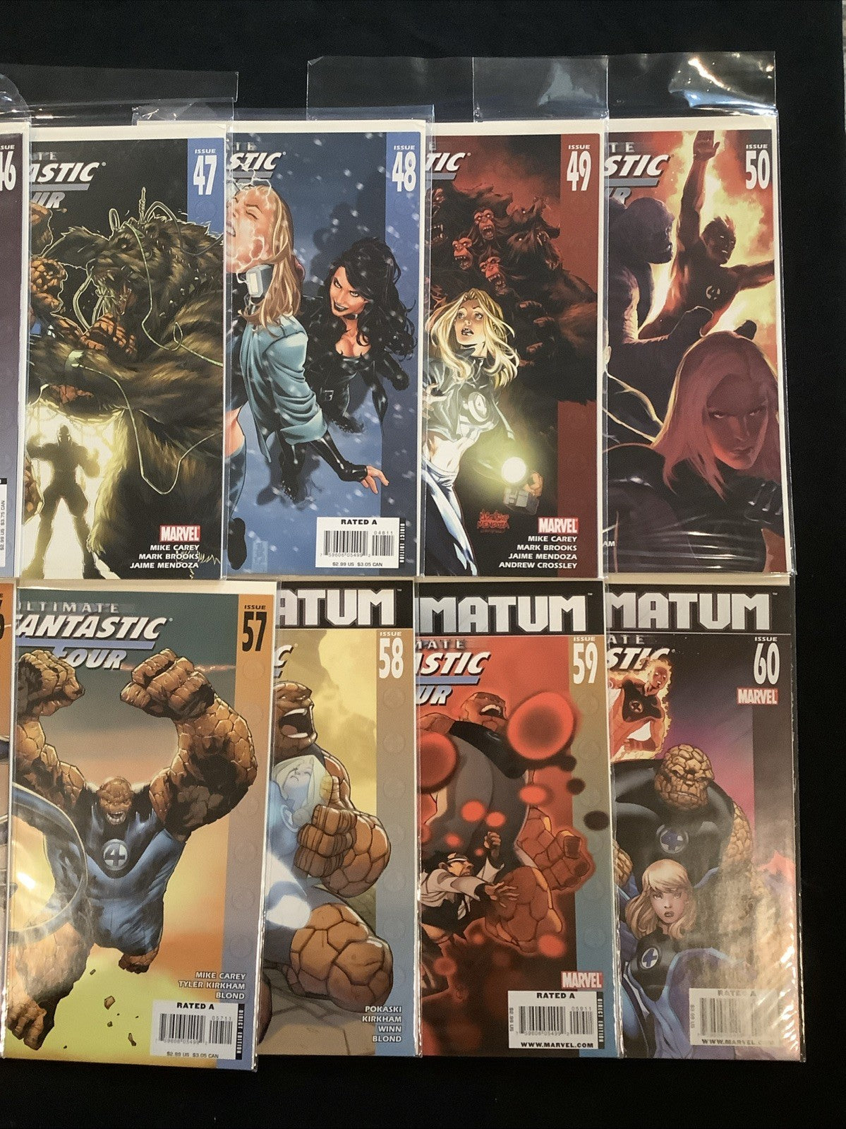 Ultimate Fantastic Four #1-60 + Annuals Complete Comic Set, 1st Marvel Zombies