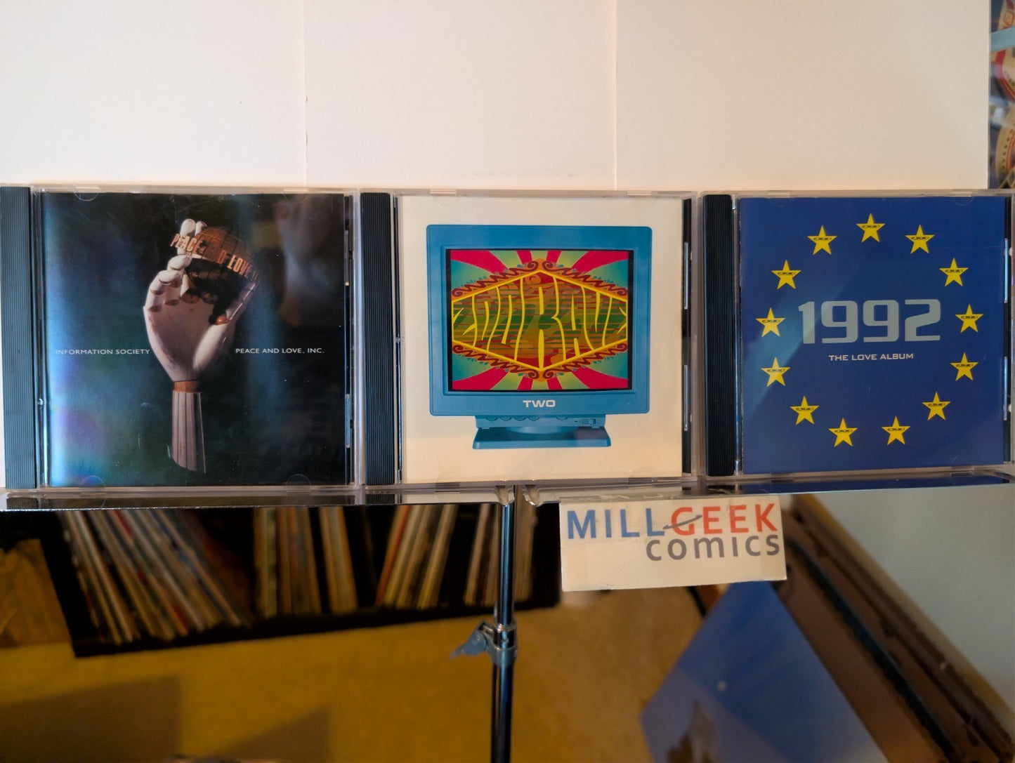 Electronic Techno 3 CD Lot (Information Society, Zoo Rave II, Carter) -JD