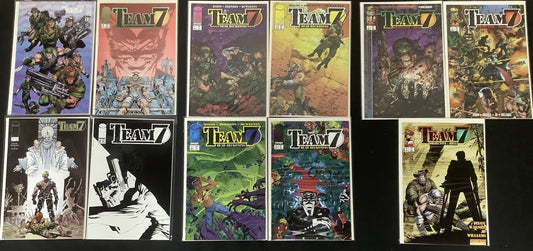Team 7 Bundle: Vol.1 #1-4 + Dead Reckoning #1-4 + Objective Hell #1-3, 11 Comics