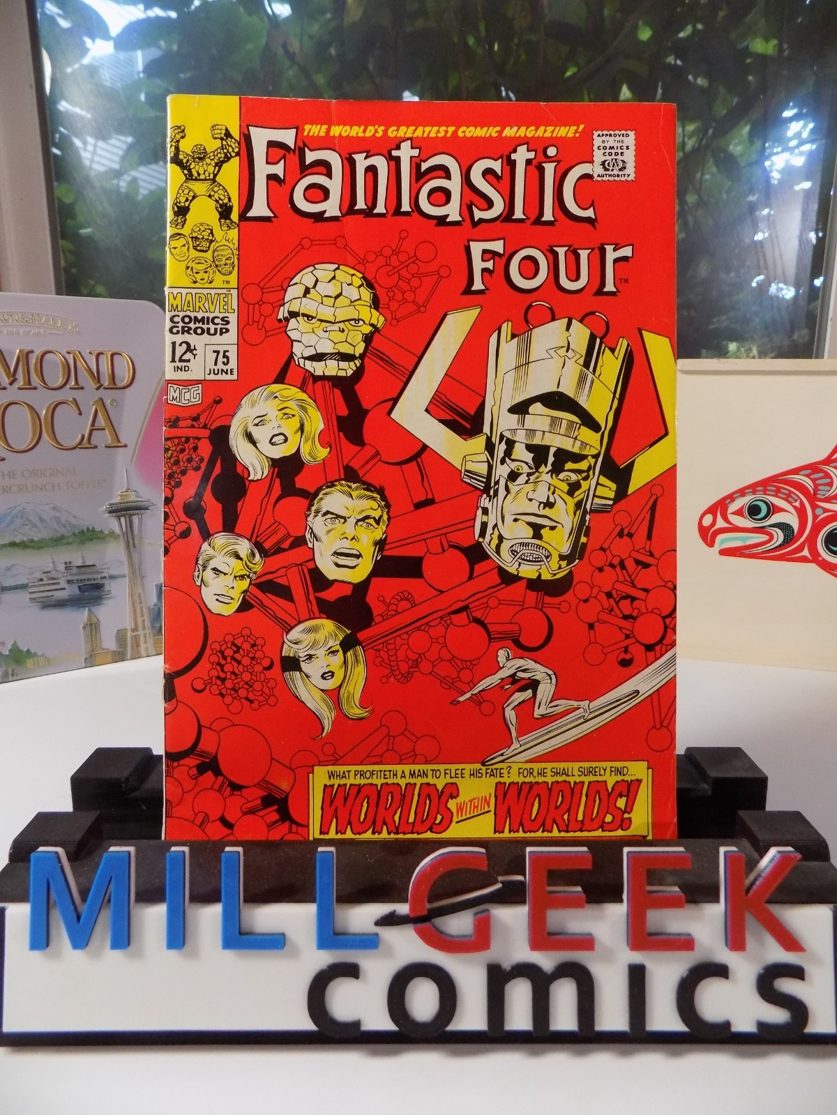Fantastic Four #75 Marvel Comic June 1968 Fine