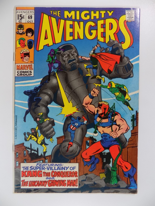 Avengers #69 Marvel Comic October 1969 Fine/Very Fine