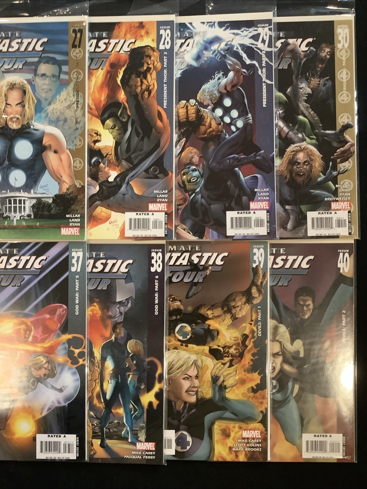 Ultimate Fantastic Four #1-60 + Annuals Complete Comic Set, 1st Marvel Zombies