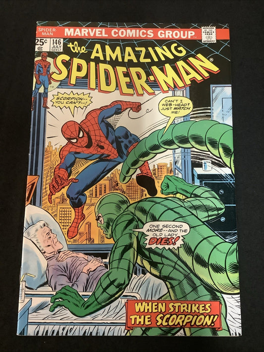 Amazing Spider-Man #146 (Marvel Comics July 1975) VF+ (8.5) John Romita