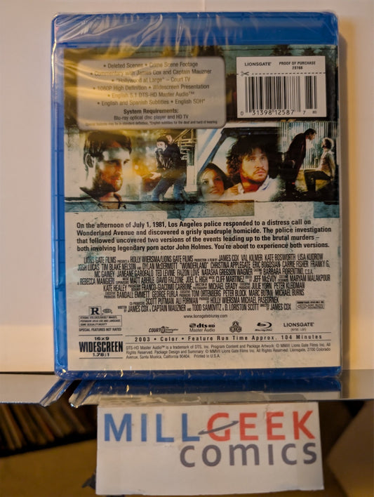 Wonderland, Val Kilmer (Blu-Ray) Brand New SEALED -JD