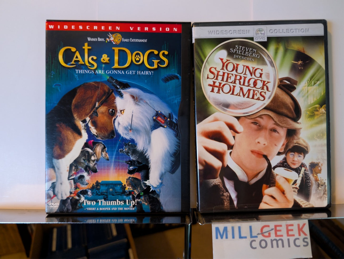 Cats & Dogs / Young Sherlock Holmes, 2 Movie Set (DVD) -JD