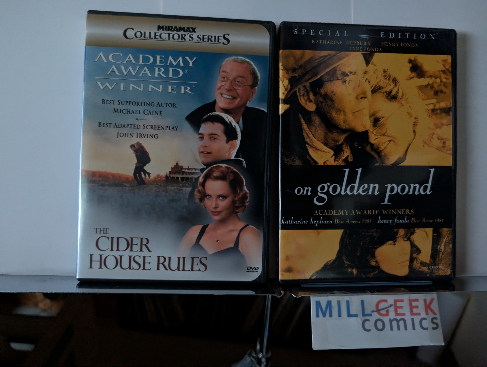 The Cider House Rules / On Golden Pond, 2 Movie set (DVD) Like New-JD