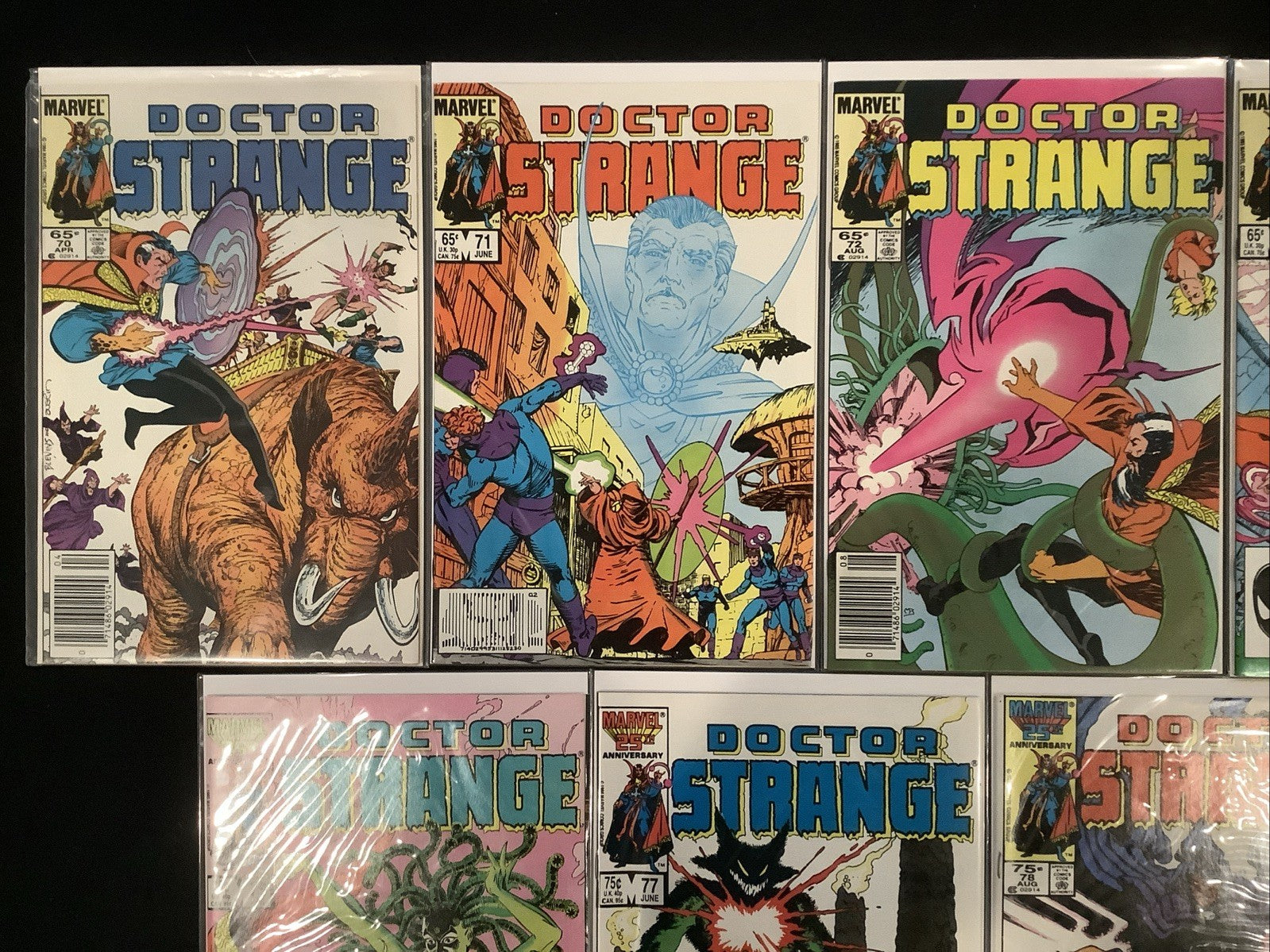 Doctor Strange #60-80 Comic Lot, Marvel, Peter B. Gillis, 1st Team Up With Blade