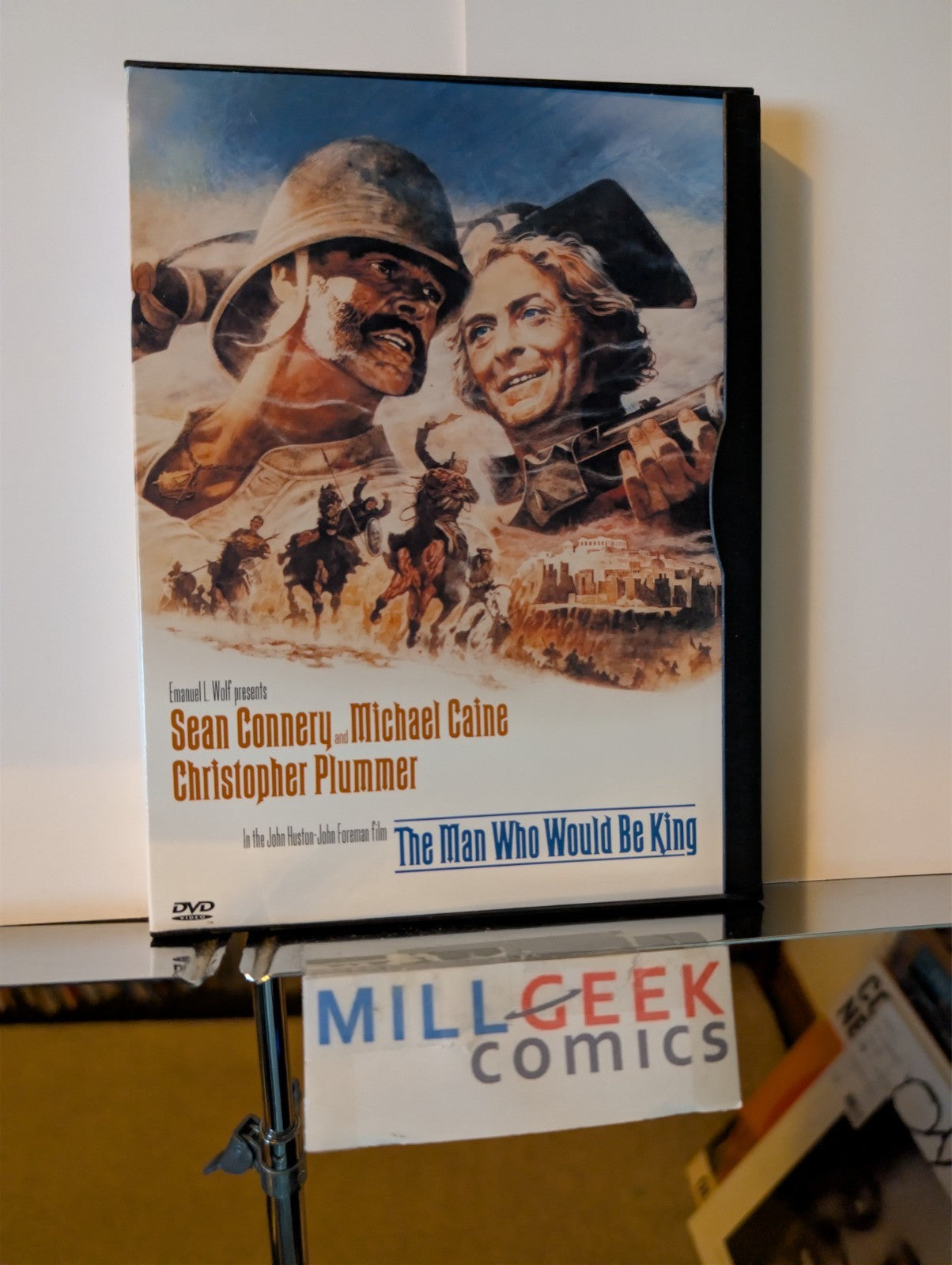 The Man Who Would Be King, Sean Connery & Michael Caine (DVD) -JD