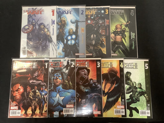 Ultimate Universe Comic Bundle: Ultimate War #1-4, Ultimate Nightmare #1-5