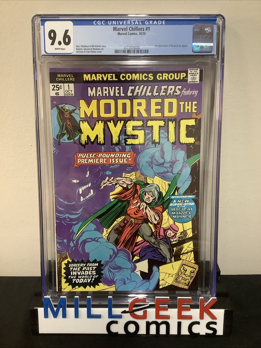 Marvel Chillers #1 (Marvel Comics October 1975) CGC Graded 9.6 (NM+) 1st Modred