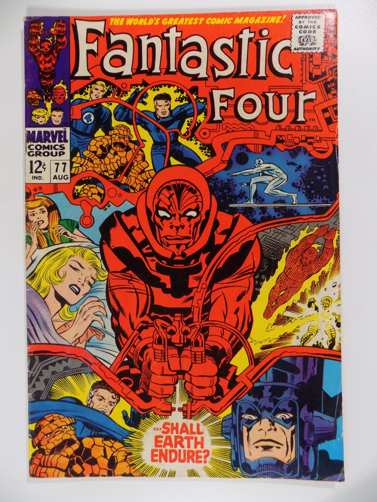 Fantastic Four #77 Marvel Comic August 1968 Fine+