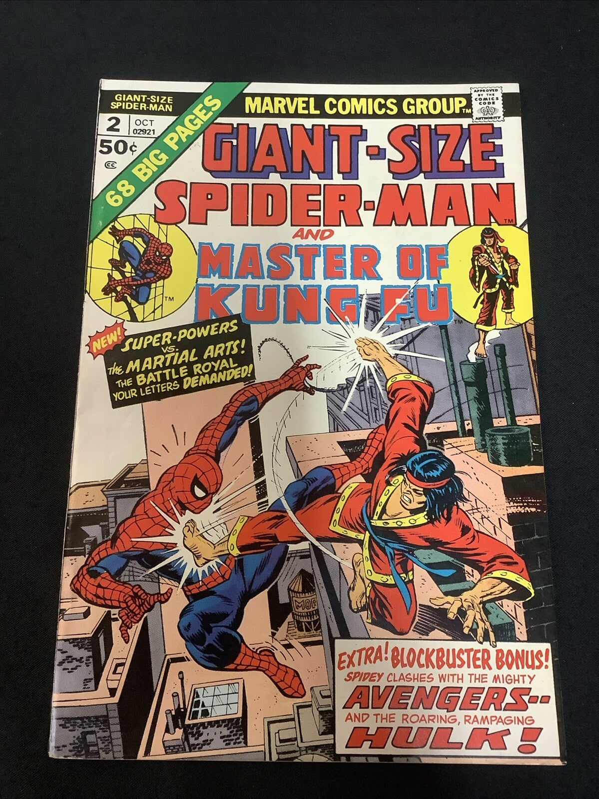 Giant-Size Spider-Man #2 (October 1974) VF+ (8.5) “…To Become An Avenger!”