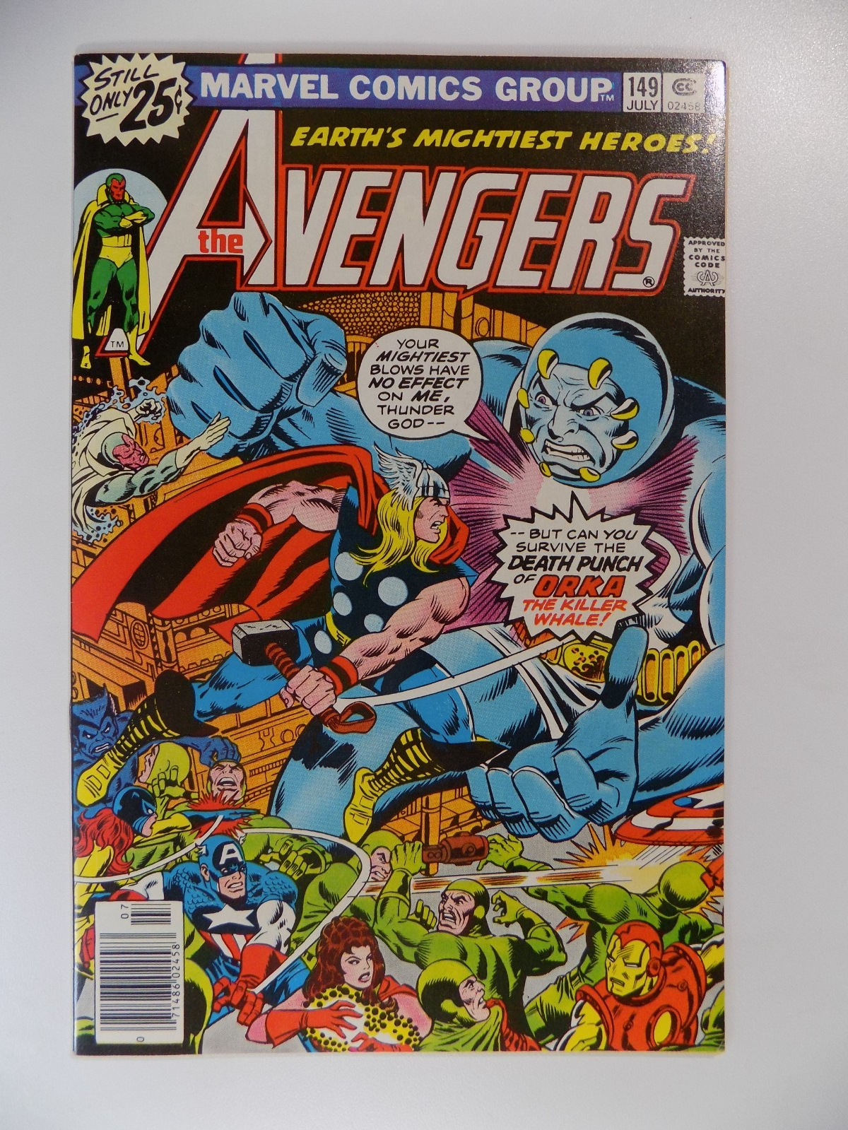 Avengers #149 Marvel Comic July 1976 Very Fine/Near Mint