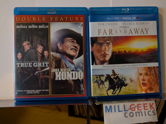 True Grit / Hondo / Far and Away, 3 Movie Set (Blu-ray) -JD