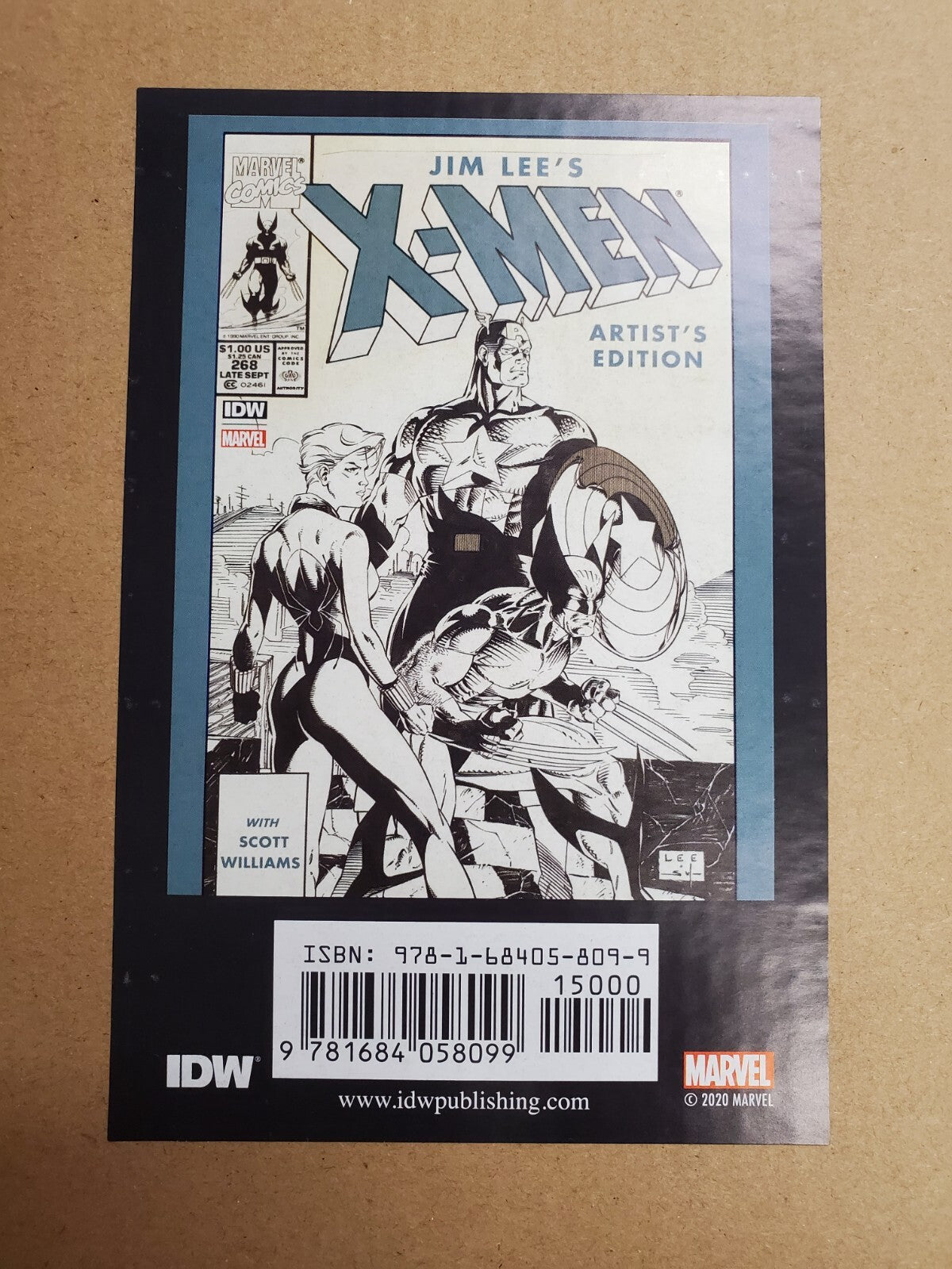 Jim Lee’s X-Men  Artist’s Edition (2020) HC IDW Marvel