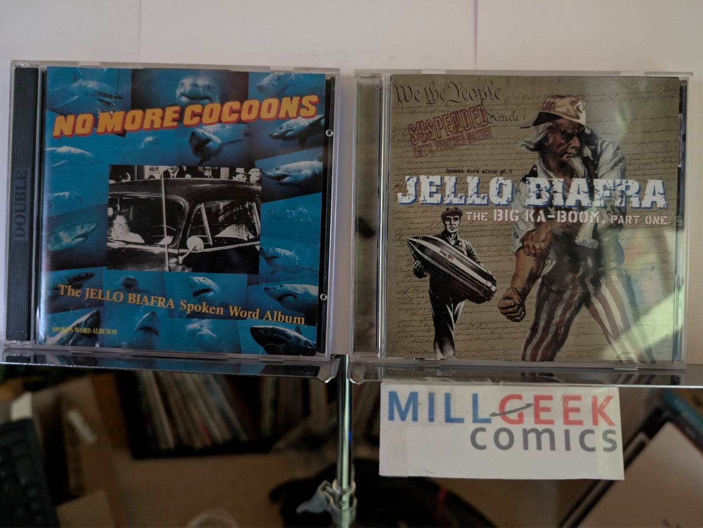 Jello Biafra, Spoken Word 2 CD Lot (No More Cocoons & Big Ka-Boom) -JD