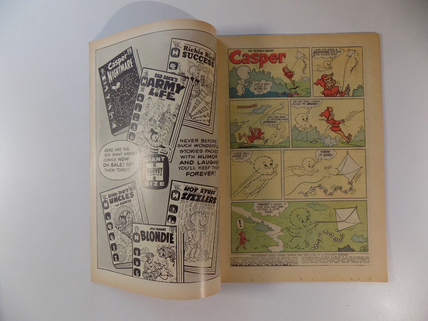 Casper #84 Harvey Comic August 1965 Very Fine/Near Mint