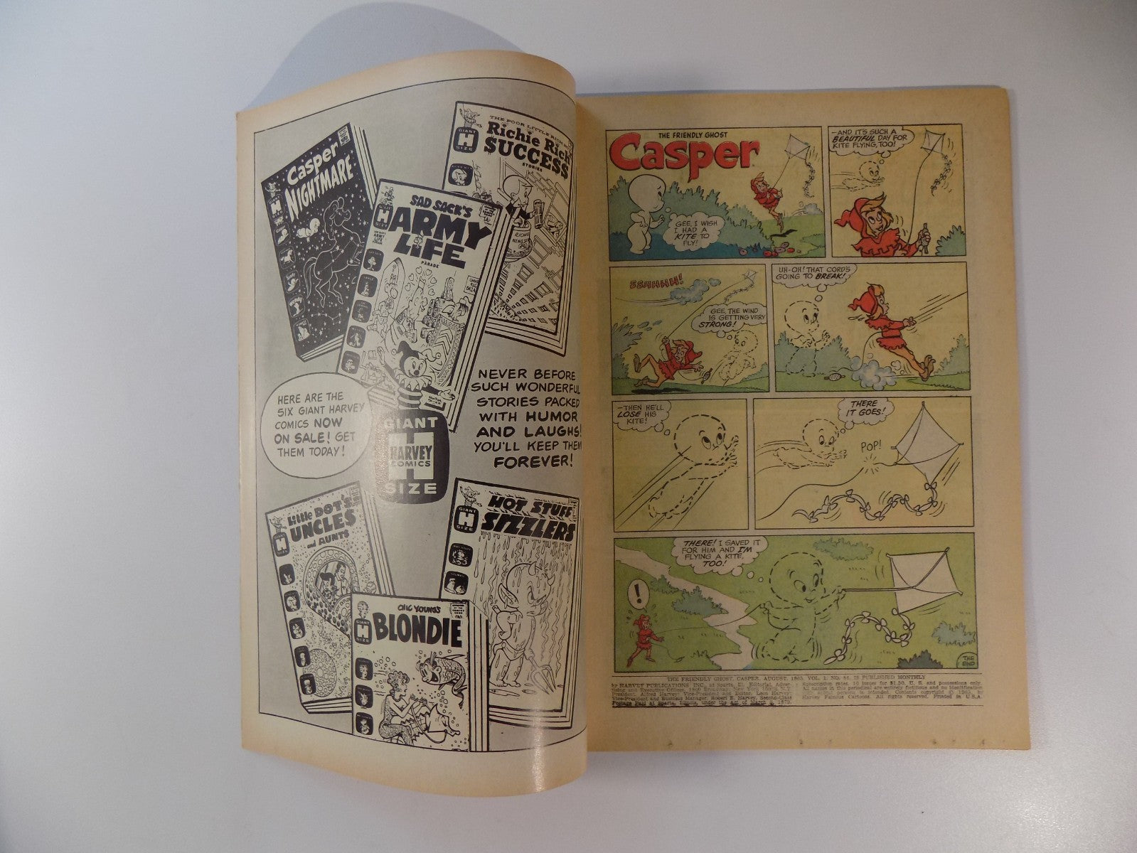 Casper #84 Harvey Comic August 1965 Very Fine/Near Mint