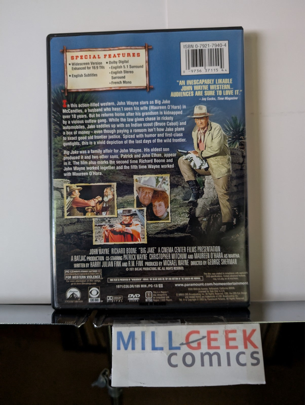 John Wayne in Rio Lobo / El Dorado / Big Jake / 3 Movie Set (DVD) Like New -JD
