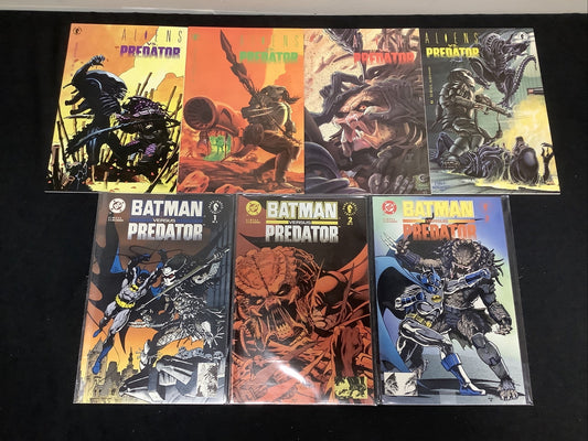 Predator Vs. Comic Bundle: Alien Vs. Predator #0-3, Batman Vs. Predator #1-3, DC