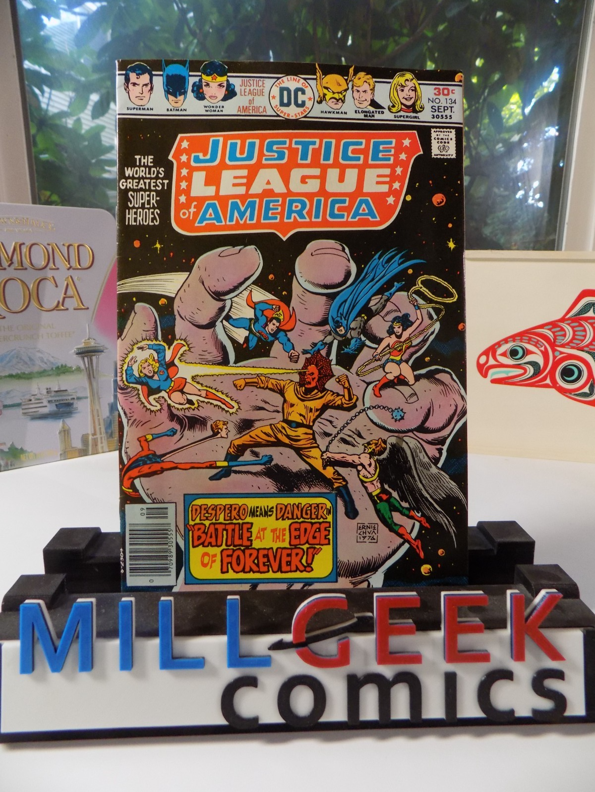 Justice League of America #134 DC Comic September 1976 Very Fine/Near Mint