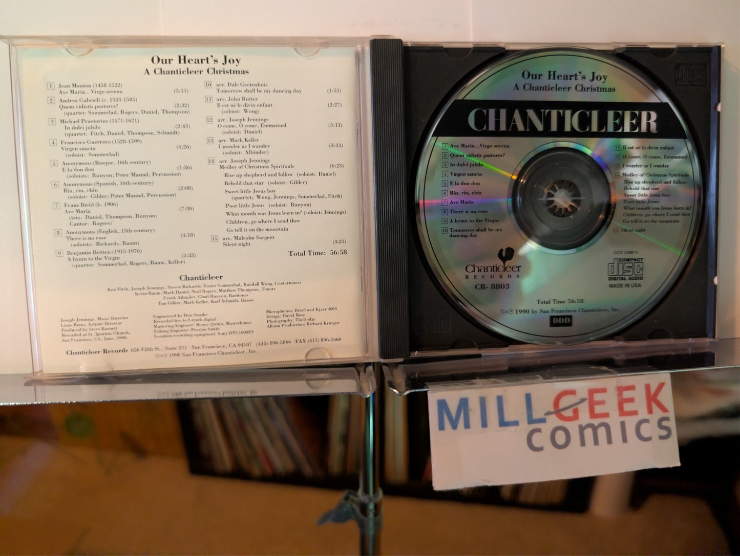 2 Christmas Albums (John Langstaff & Chanticleer) -JD