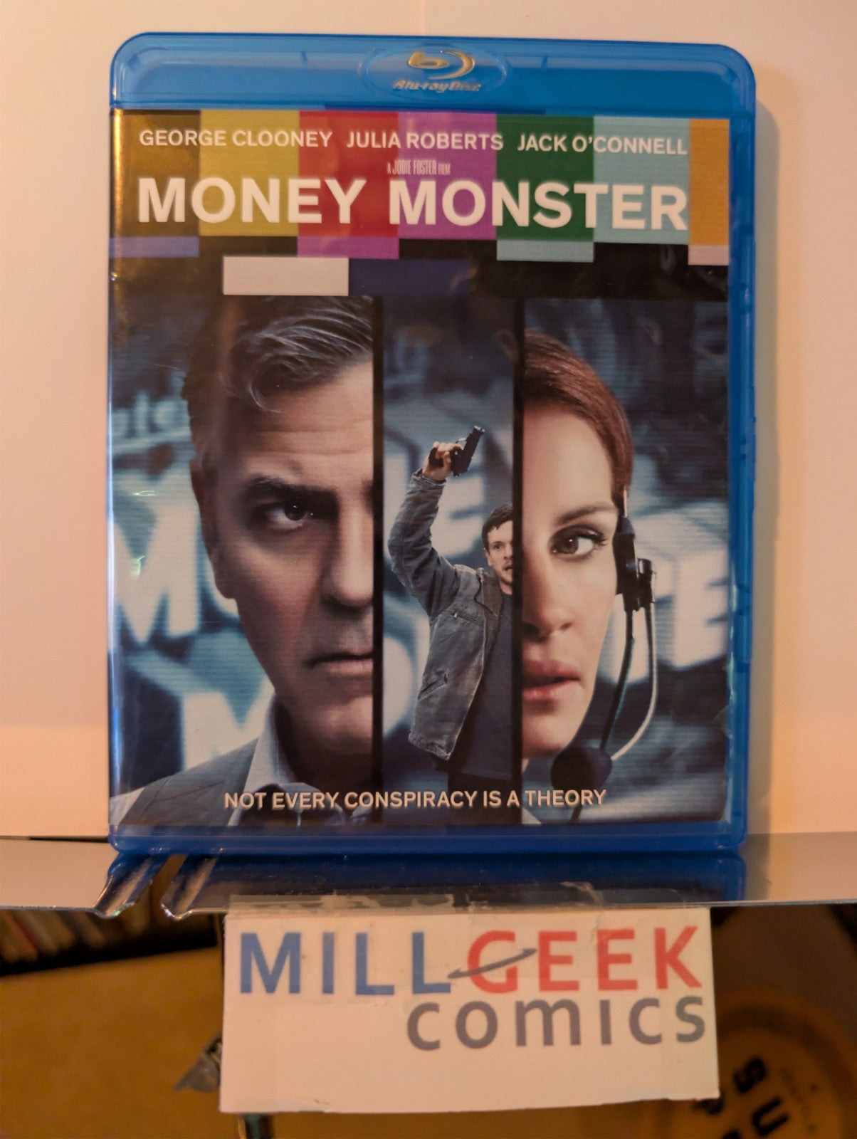 Money Monster / The Men Who Stare at Goats, 2 George Clooney Movies (Blu-ray)-JD