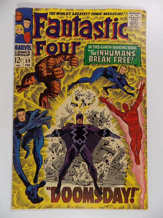 Fantastic Four #59 Marvel Comic February 1967 Fine/Very Fine