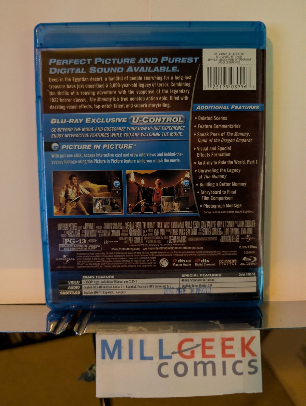 The Mummy / The Mummy Returns, 2 Movie Set (Blu-ray) -JD