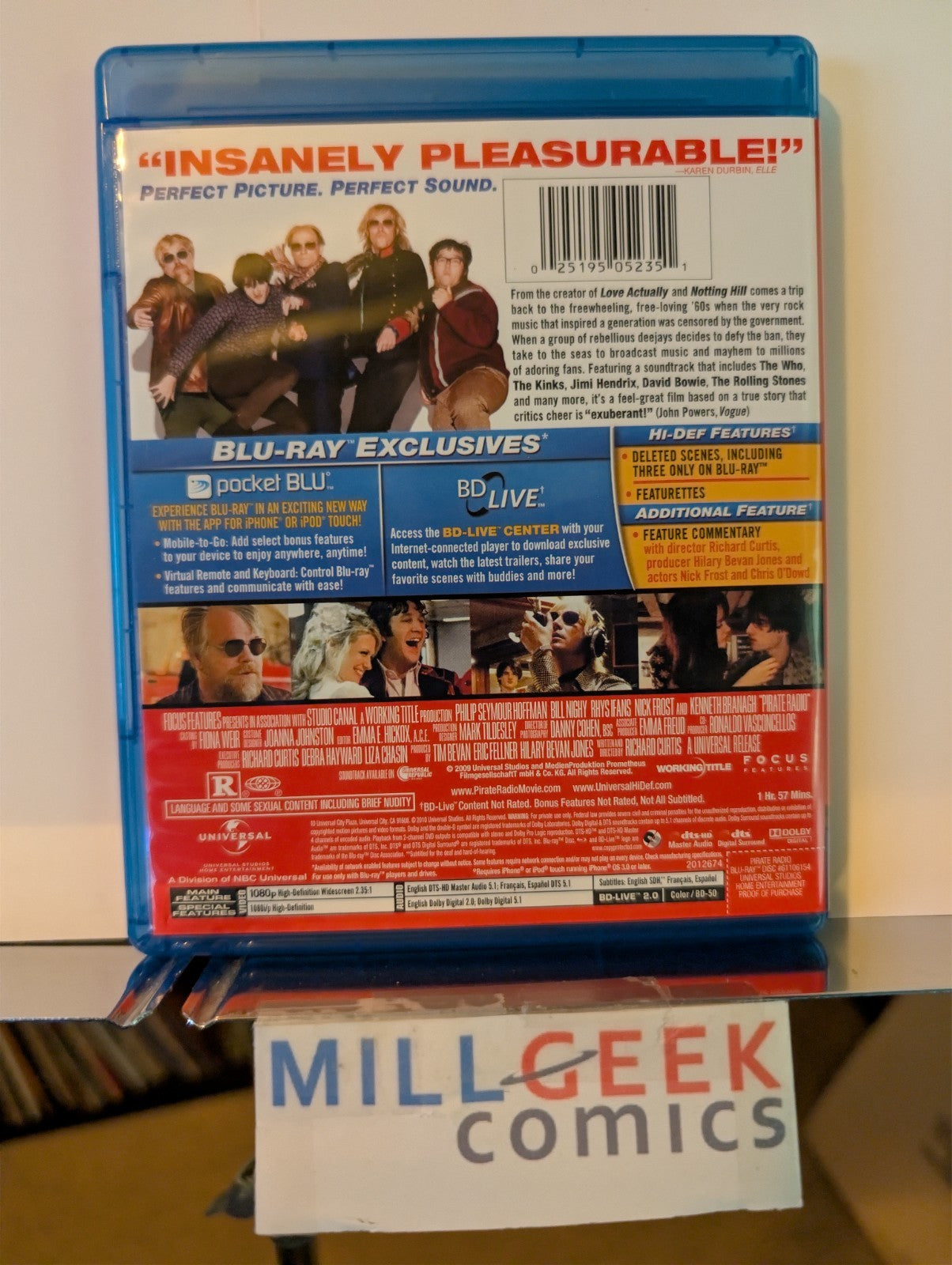 Pirate Radio - Philip Seymour Hoffman, Bill Nighy (Blu-Ray) -JD