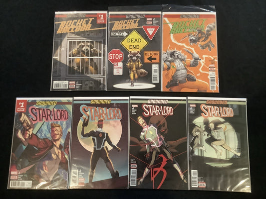 Guardians Of The Galaxy Bundle: Rocket Raccoon #1-3, Star-Lord #1-4, 2017