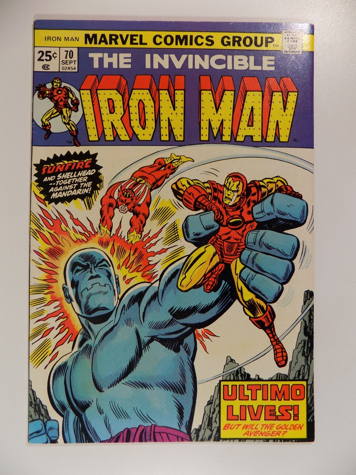 Iron Man #70 Marvel Comic September 1974 Very Fine-