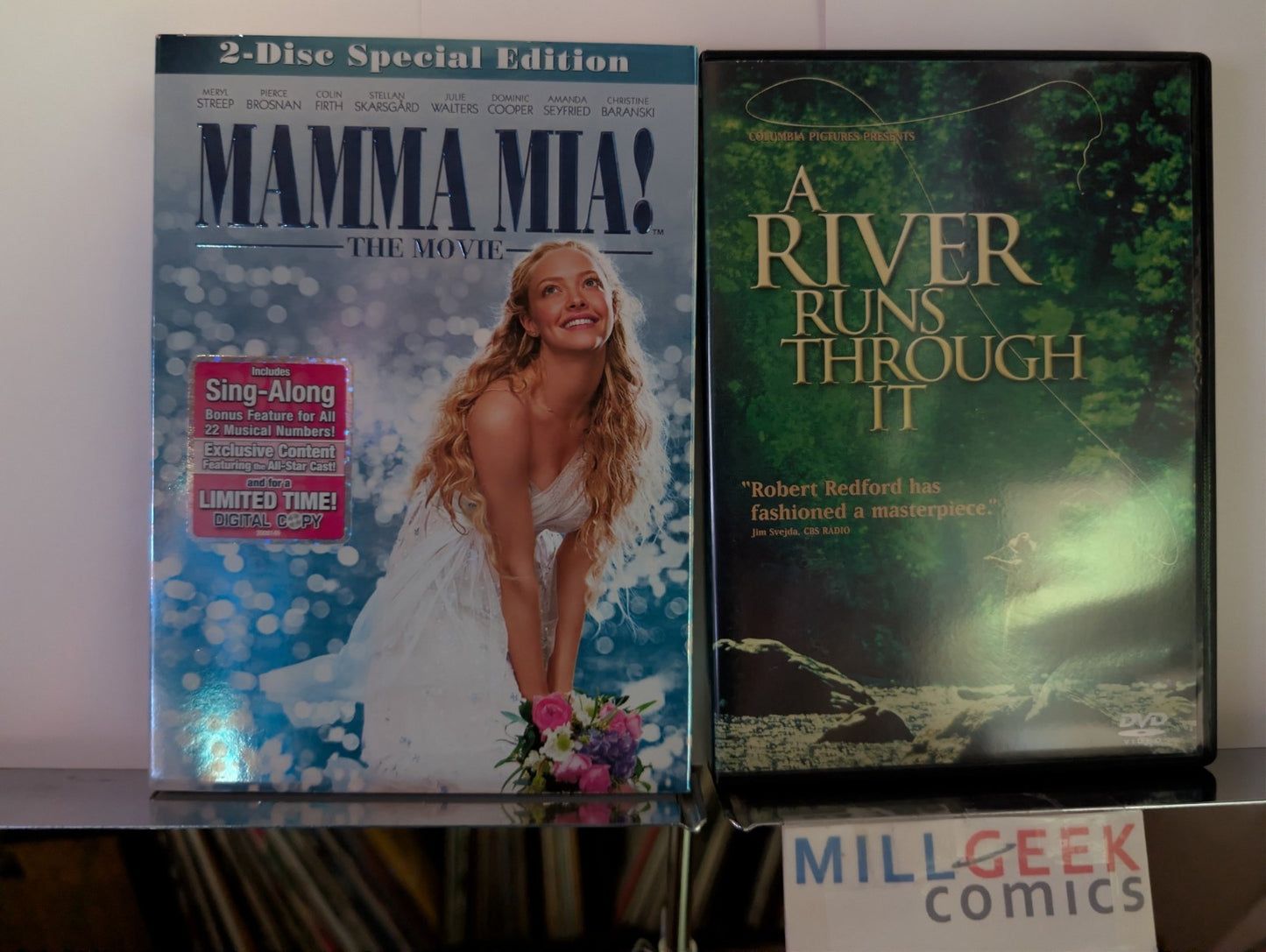 Mamma Mia! / A River Runs Through It, 2 Movie Lot (DVD) -JD