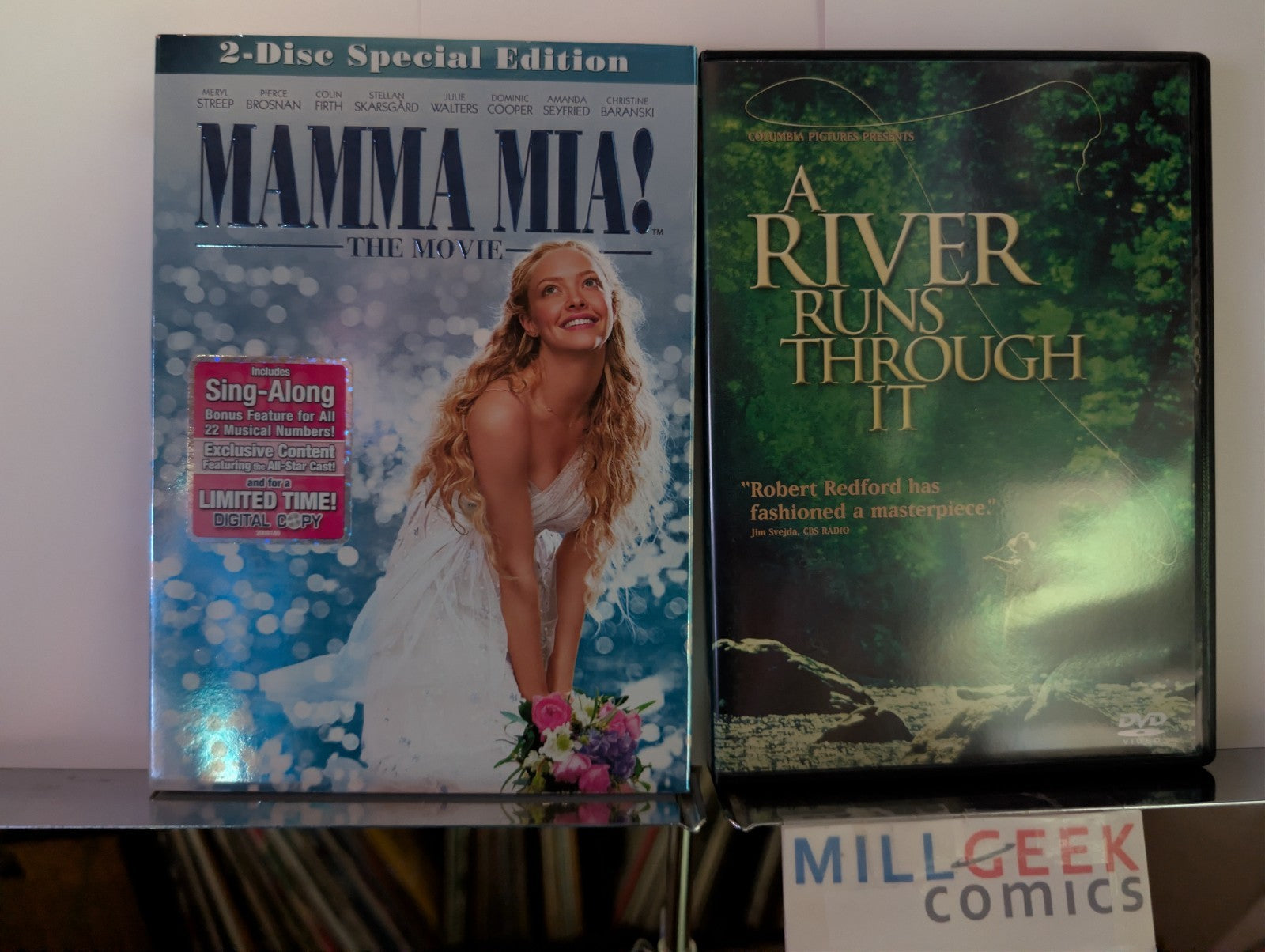 Mamma Mia! / A River Runs Through It, 2 Movie Lot (DVD) -JD
