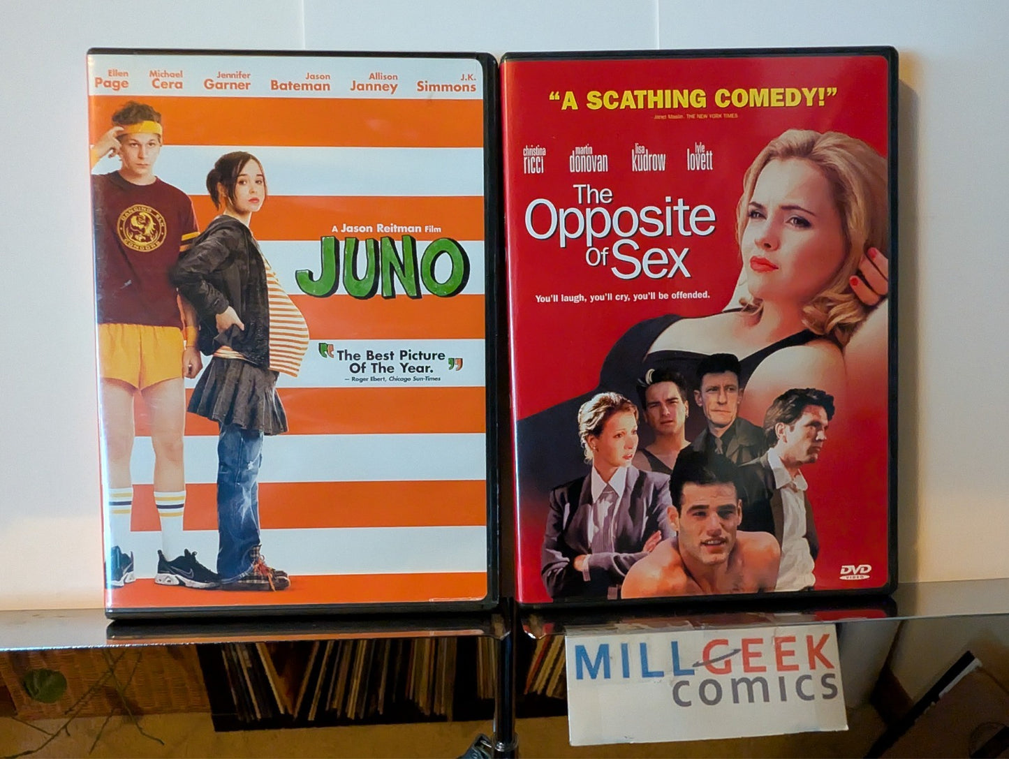 Juno / The Opposite of Sex, 2 Movie Set (DVD) Like New -JD