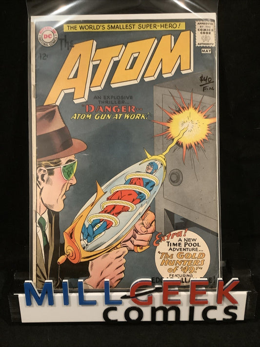 The Atom #12 (DC Comics April-May 1964) Fine (6.0) Inner Wrap Detached