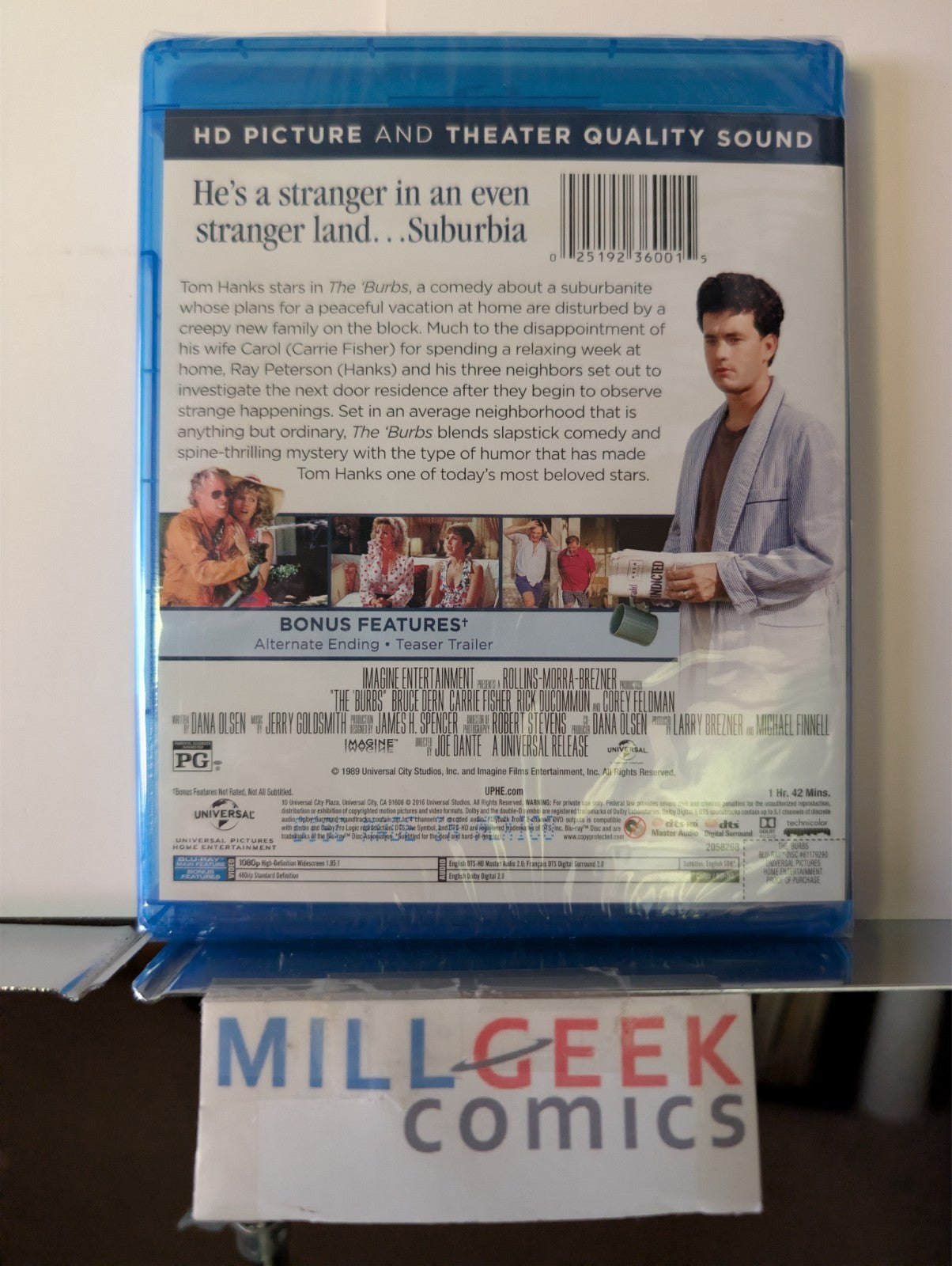 The 'Burbs / Walk Hard, The Dewey Cox Story, 2 Comedy Movie Set (Blu-ray) -JD