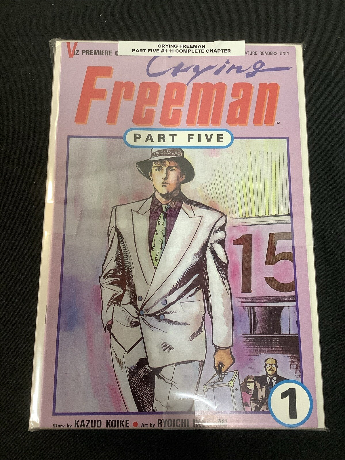 Crying Freeman (Part Five) #1-11 Complete Comic Set, Viz Media, Kazuo Koike