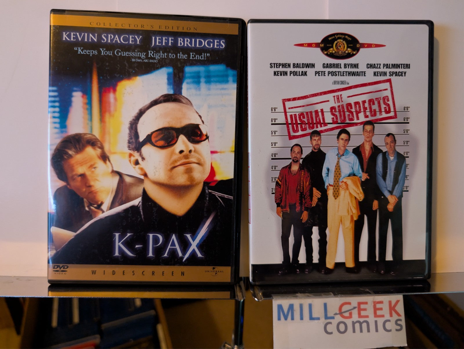 K-Pax / The Usual Suspects, 2 Movie Lot (DVD) -JD