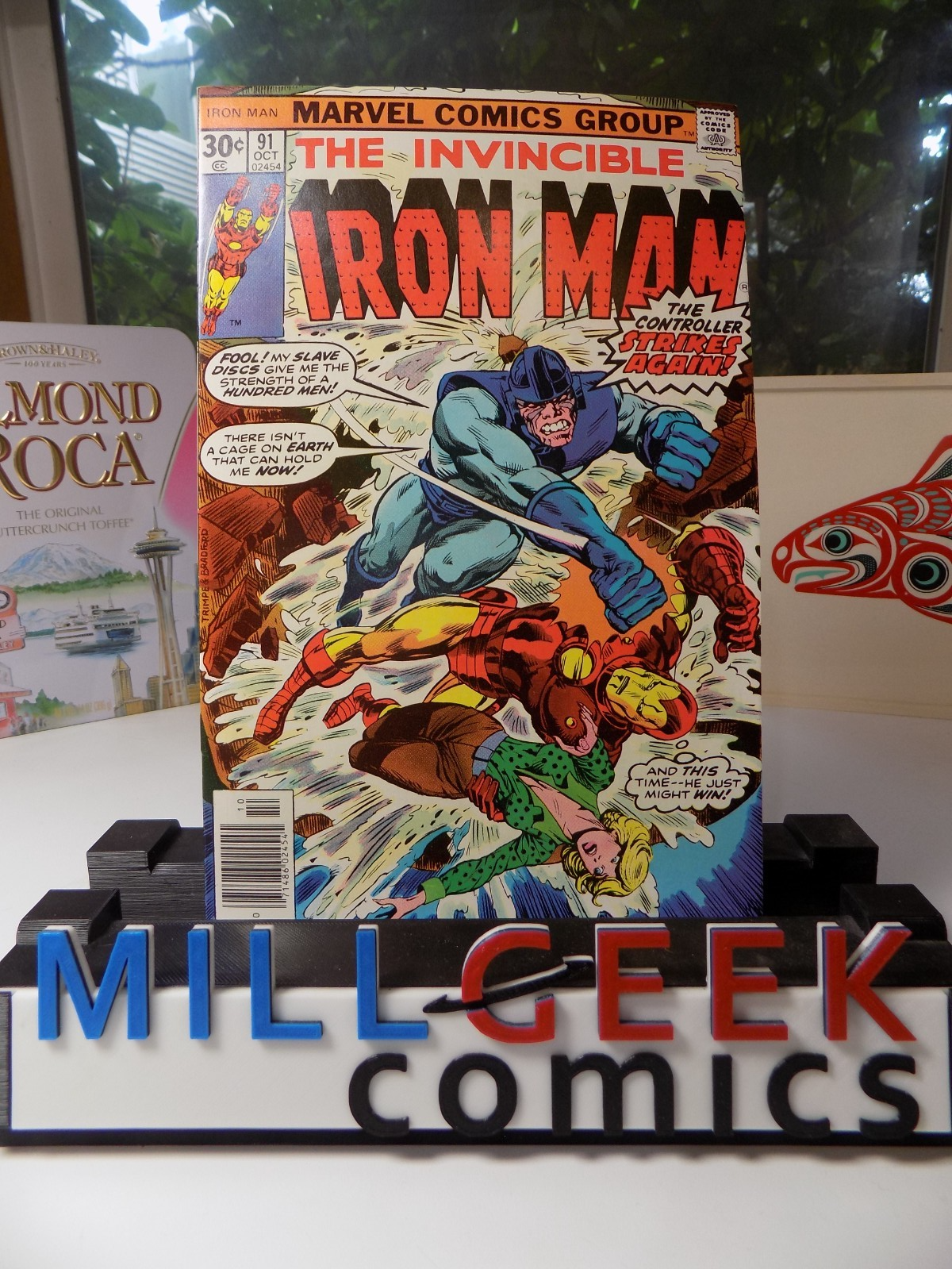 Iron Man #91 Marvel Comic October 1976 Very Fine/Near Mint