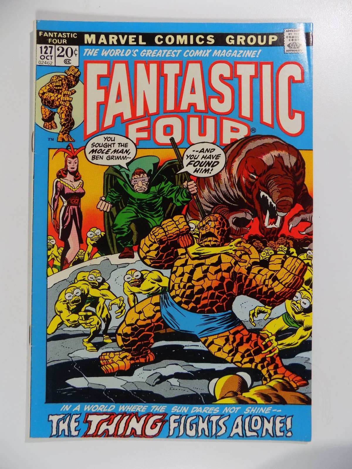 Fantastic Four #127 Marvel Comic October 1972 Very Fine