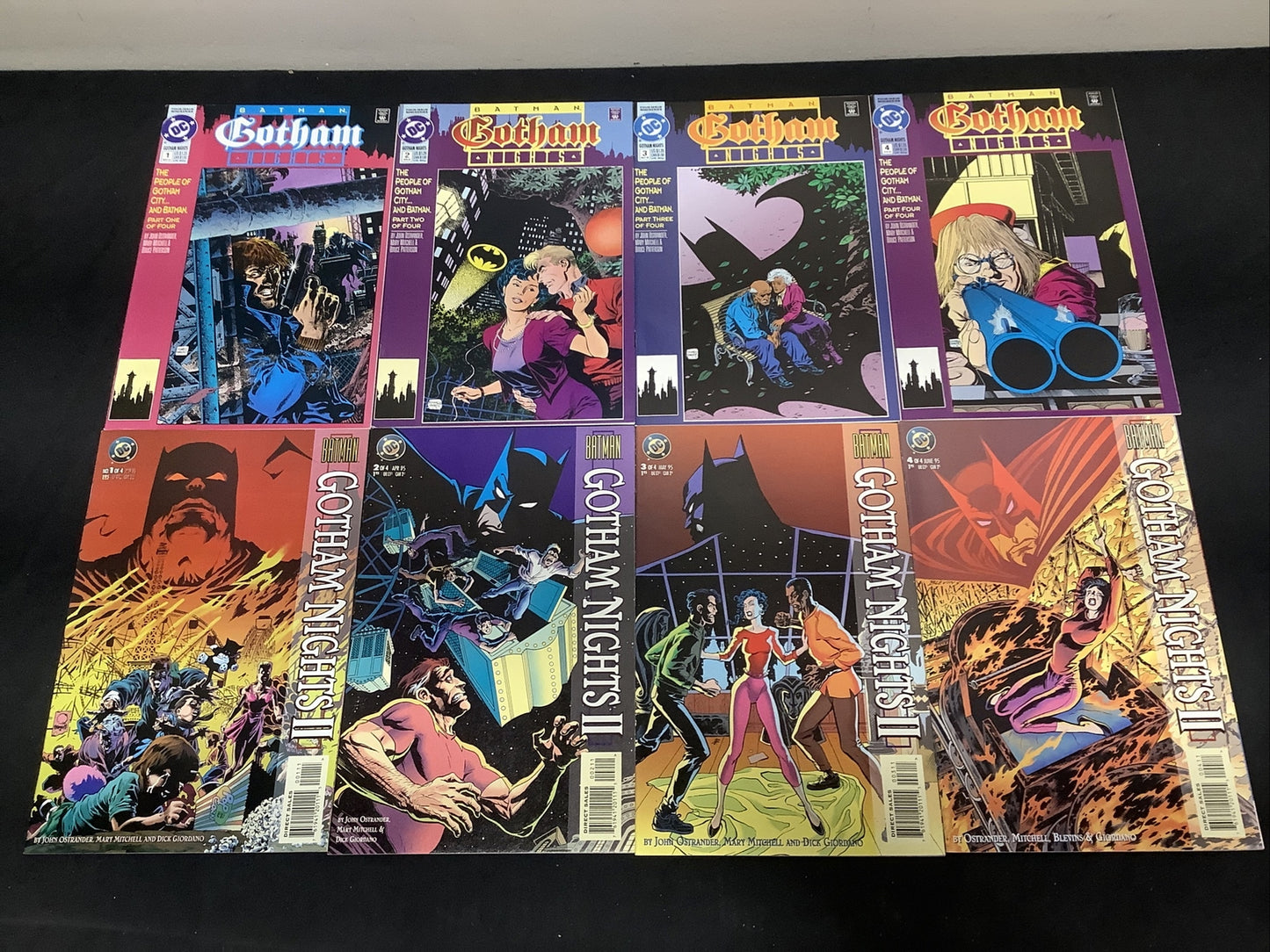 Batman Gotham Nights Comic Bundle, Gotham Nights #1-4 + Gotham Nights II #1-4