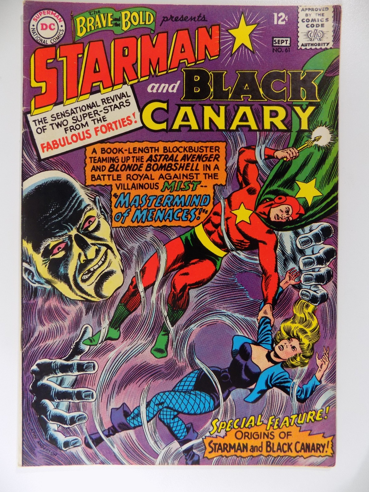 Brave and the Bold #61 DC Comic September 1965 Very Fine-