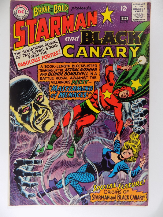 Brave and the Bold #61 DC Comic September 1965 Very Fine-