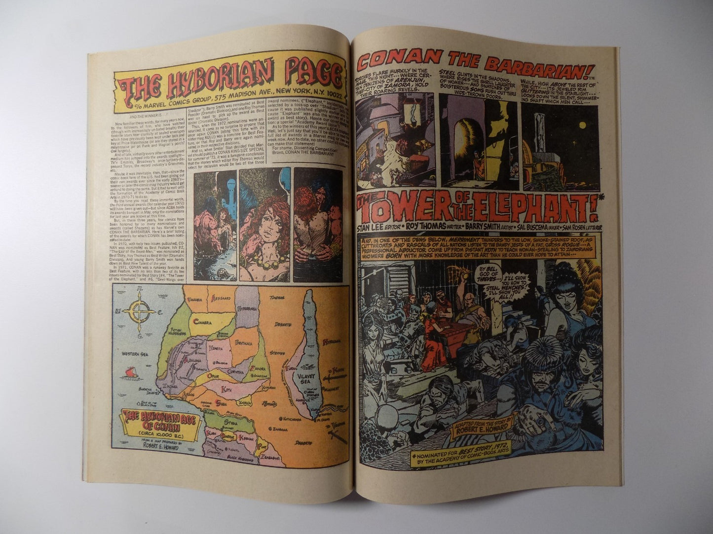 Conan the Barbarian King-Size #1 Marvel Comic 1973 Fine/Very Fine