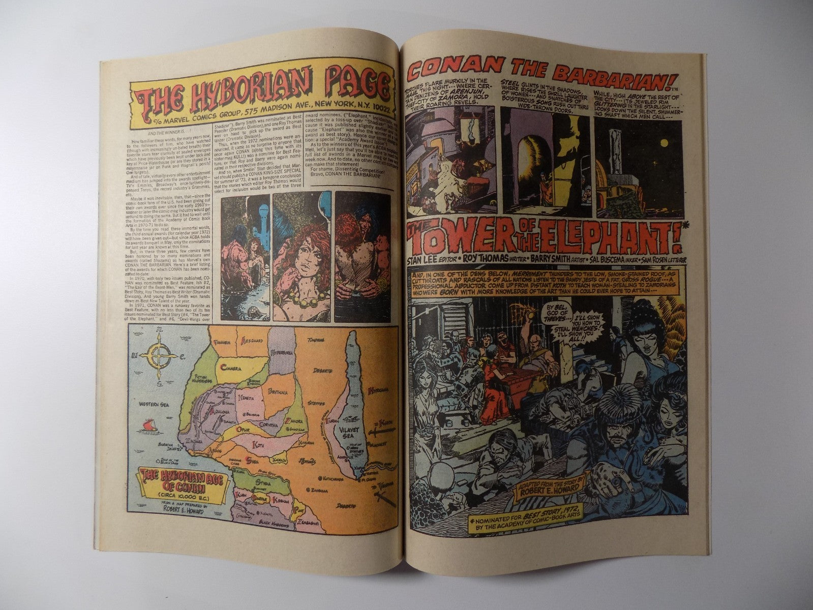 Conan the Barbarian King-Size #1 Marvel Comic 1973 Fine/Very Fine