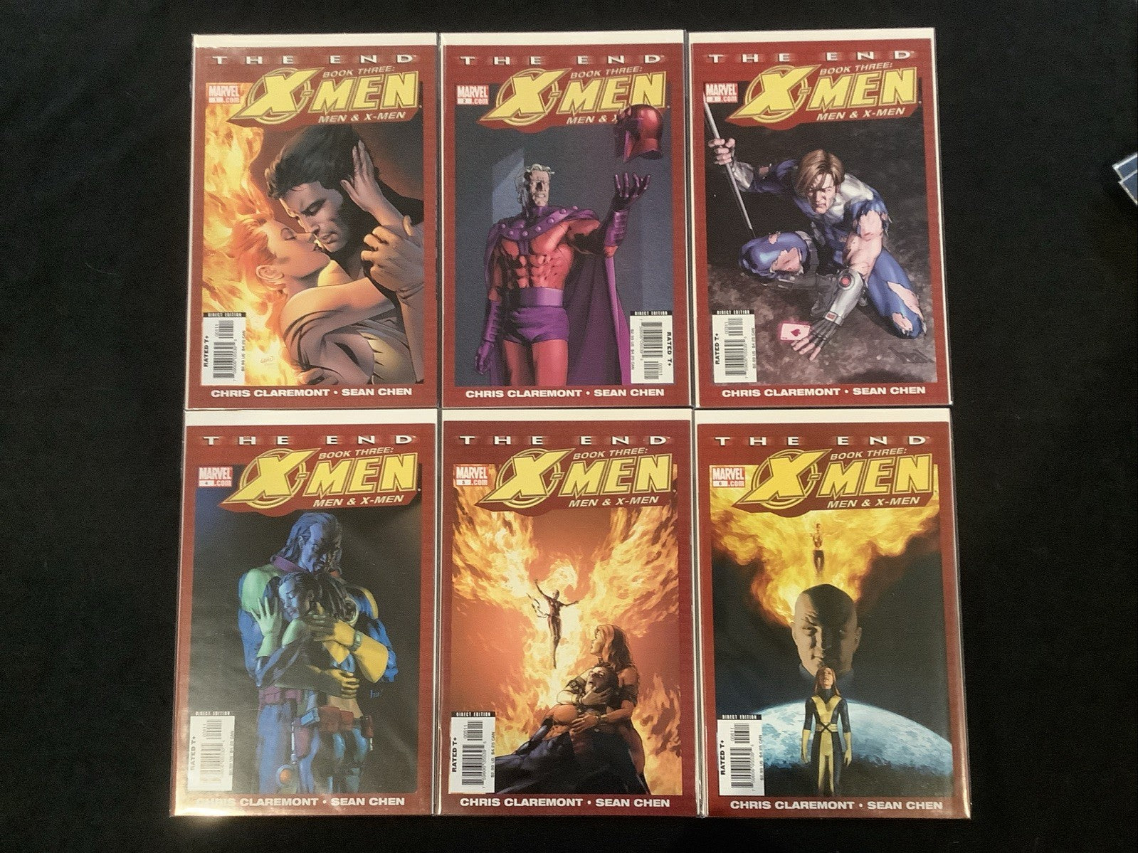 X-Men The End Comic Trilogy Complete, Marvel, Chris Claremont, 18 Comics Total