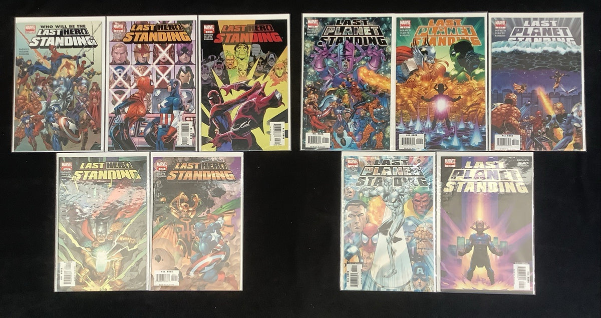 Last Hero Standing + Last Planet Standing Comic Bundle, Marvel, Both Complete