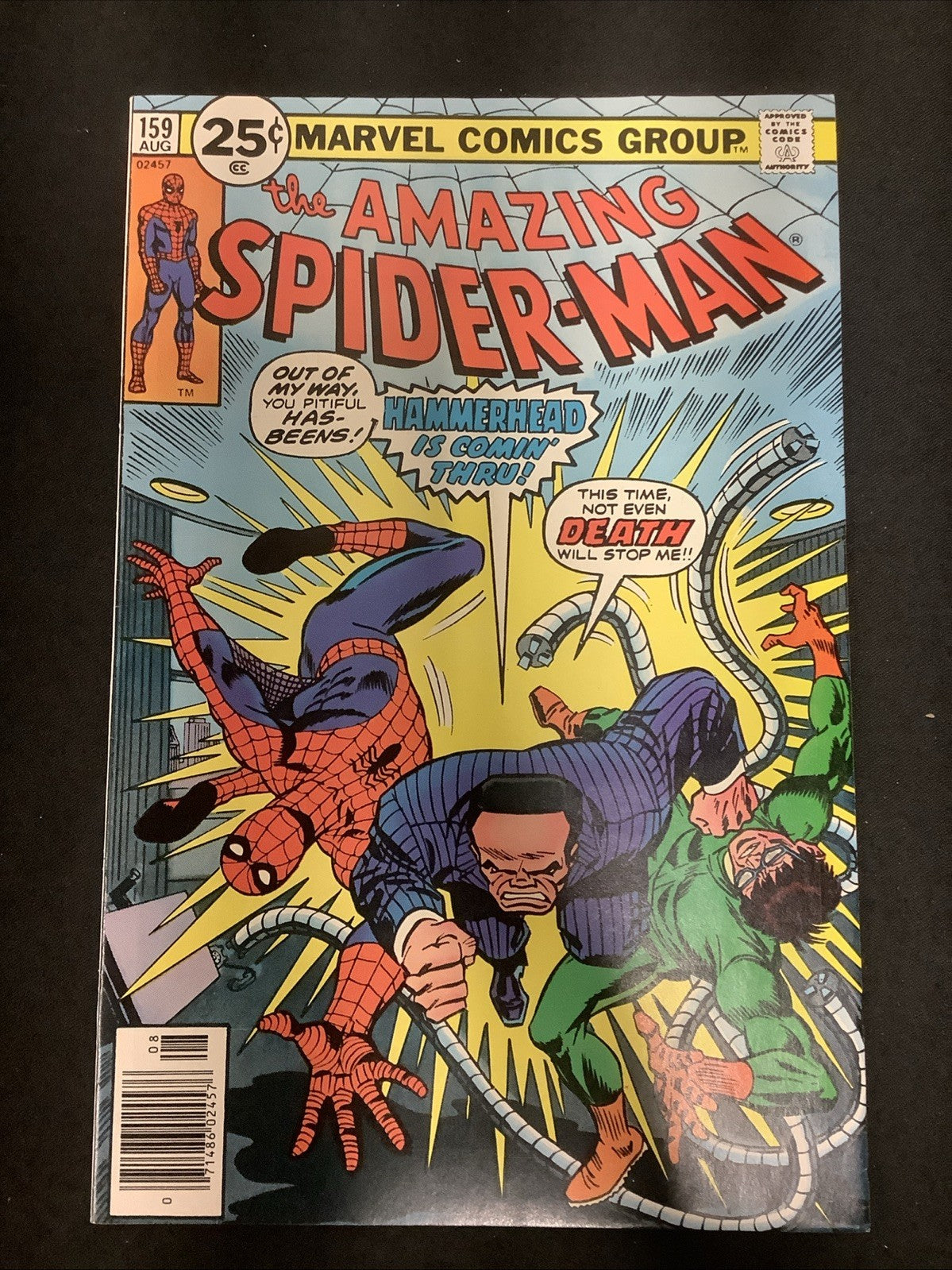 Amazing Spider-Man #159 (Marvel Comics August 1976) VF/NM (9.0) Len Wein